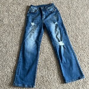 Wide leg jeans size 2